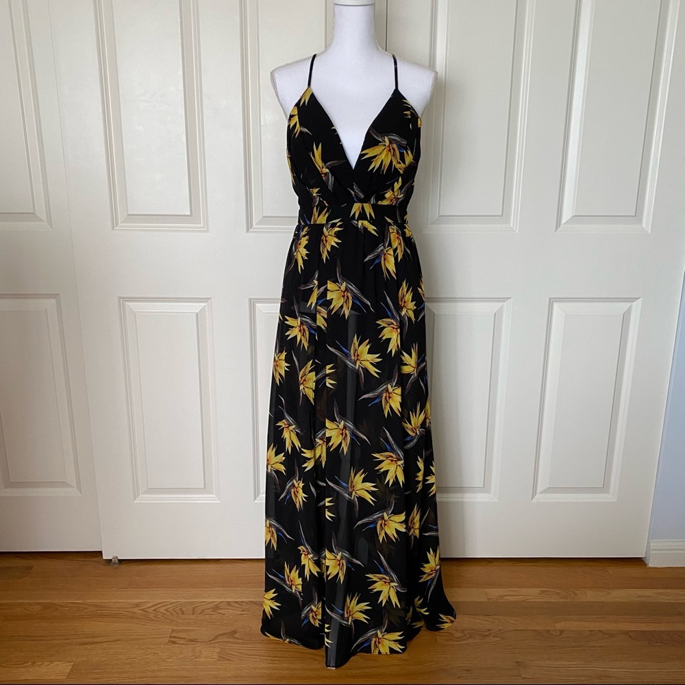 Miss Avenue Birds of Paradise Maxi Dress